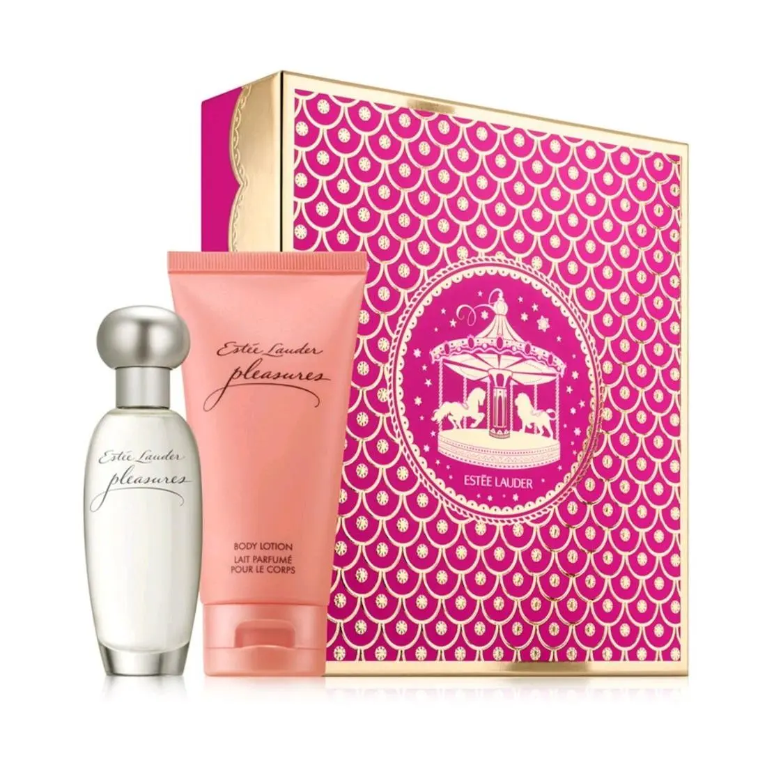 Estee Lauder Pleasures Captivating Duet Limited Edition Perfume Body Lotion