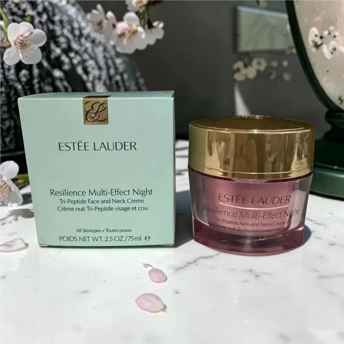 Resilience Multi-effect Night Tri-peptide Face and Neck Creme 2.5 o by Estée Lauder