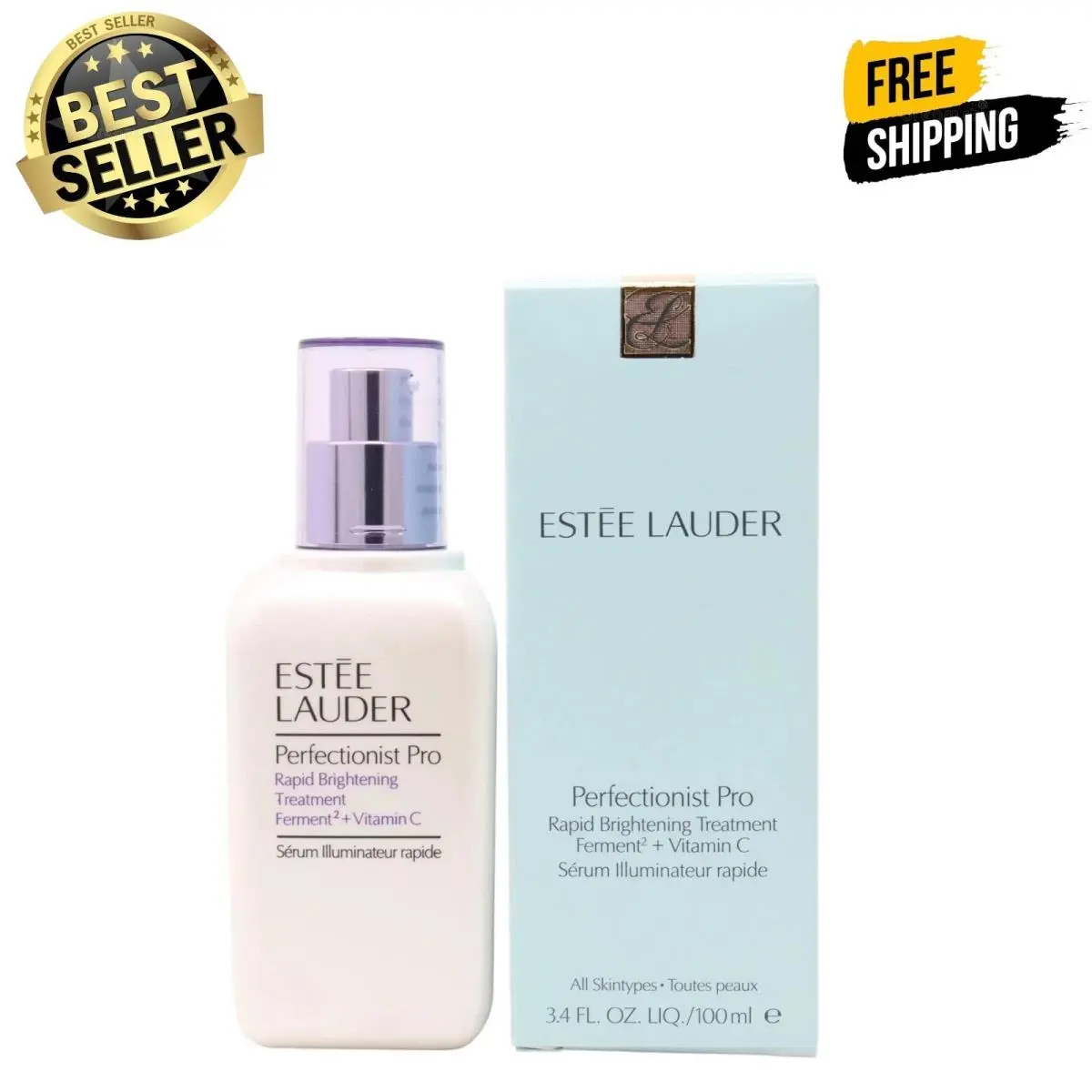 Estee Lauder Perfectionist Pro Rapid Brightening Treatment 3.4oz Ferment2 -100ml by Estée Lauder
