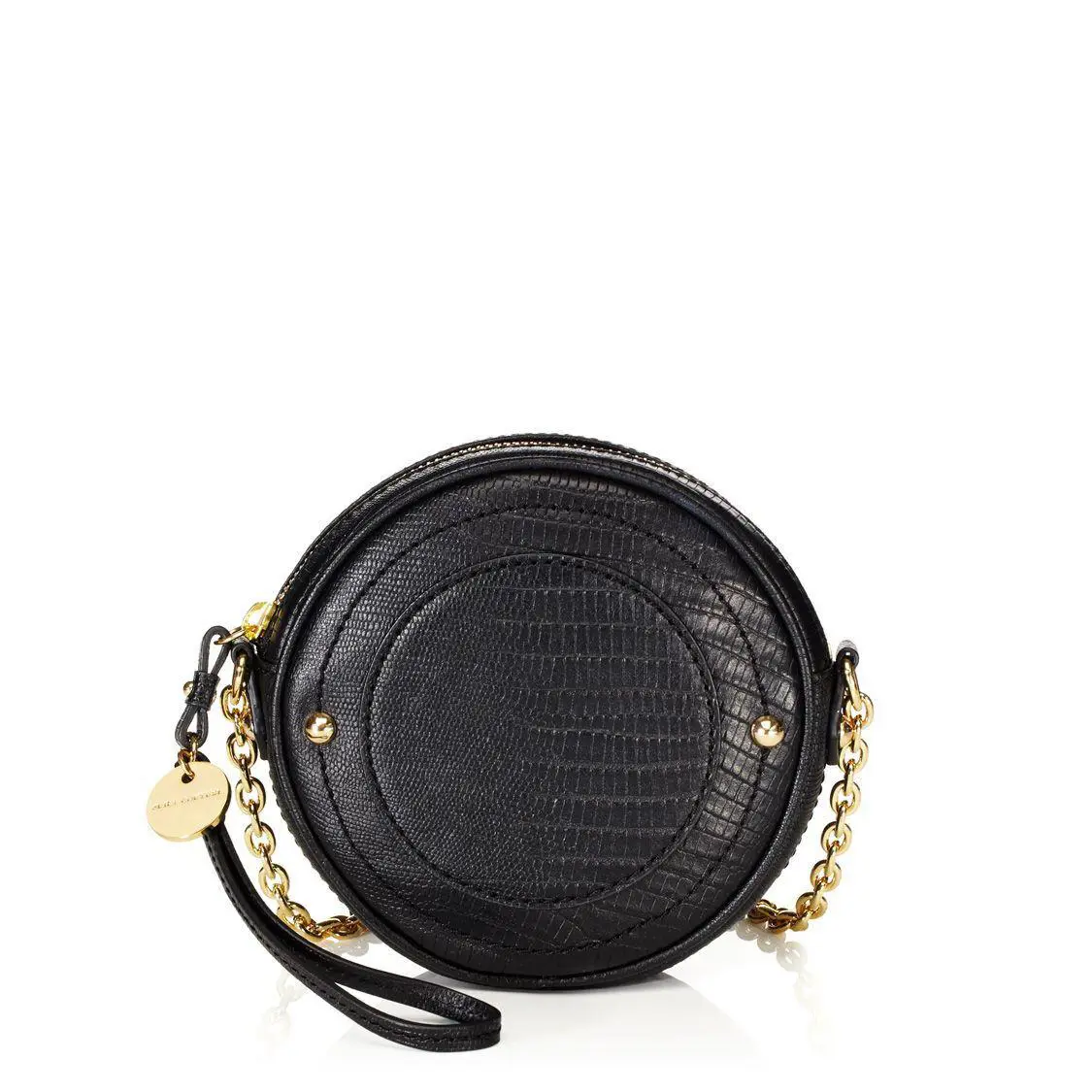 Handbags Sierra `lizard` Leather Mod Crossbody Pink/black-nwt Black by Juicy Couture