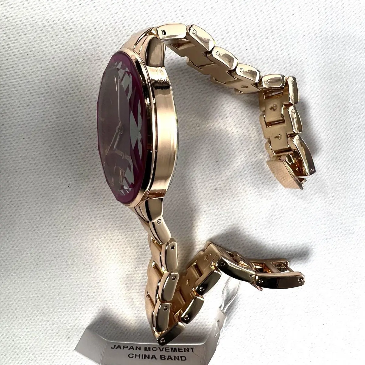 Juicy Couture Black Label Ladies Watch Mother Pearl Accent Rose Gold Mesh JC1217 Juicy Couture Black Label Watch Rose Gold Tone Hot Crusted  main image 3