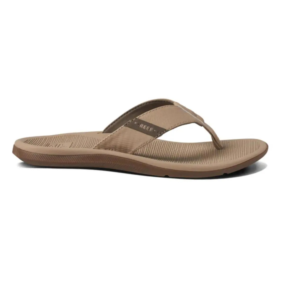 Man Reef Santa Ana High Arch Support Flip Flop Sandal CJ4017 Sand