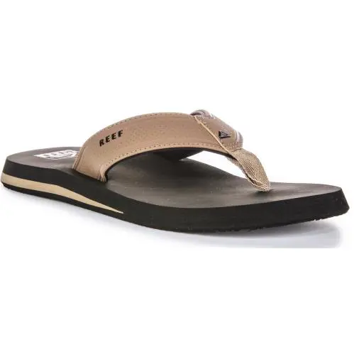 Reef Flip Flop Toe Thong Water Based Essential Eva Mens Sandal Black US 9 - 13 BROWN BLACK