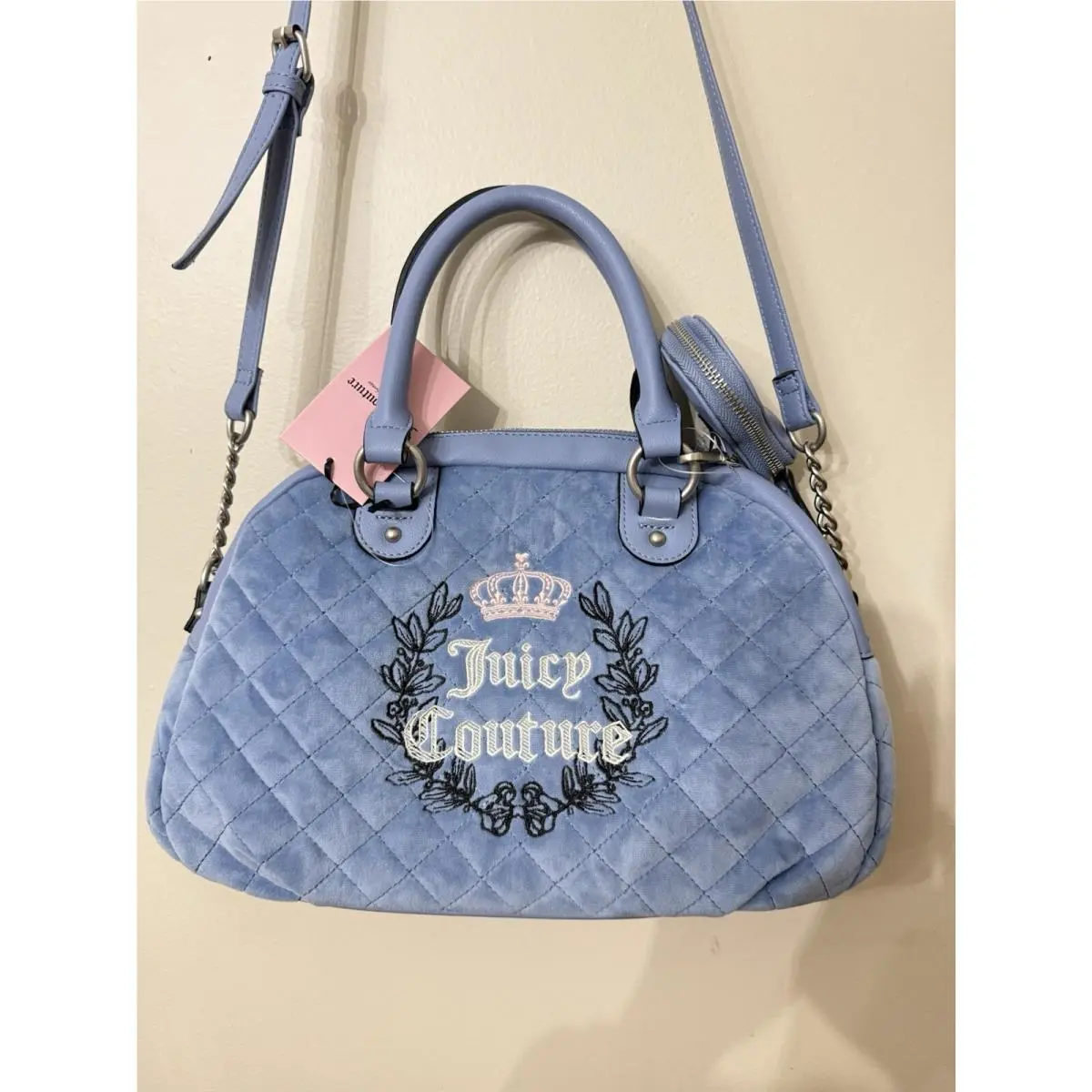 Juicy Couture Royal Moment Bowler Bag - Slate Blue