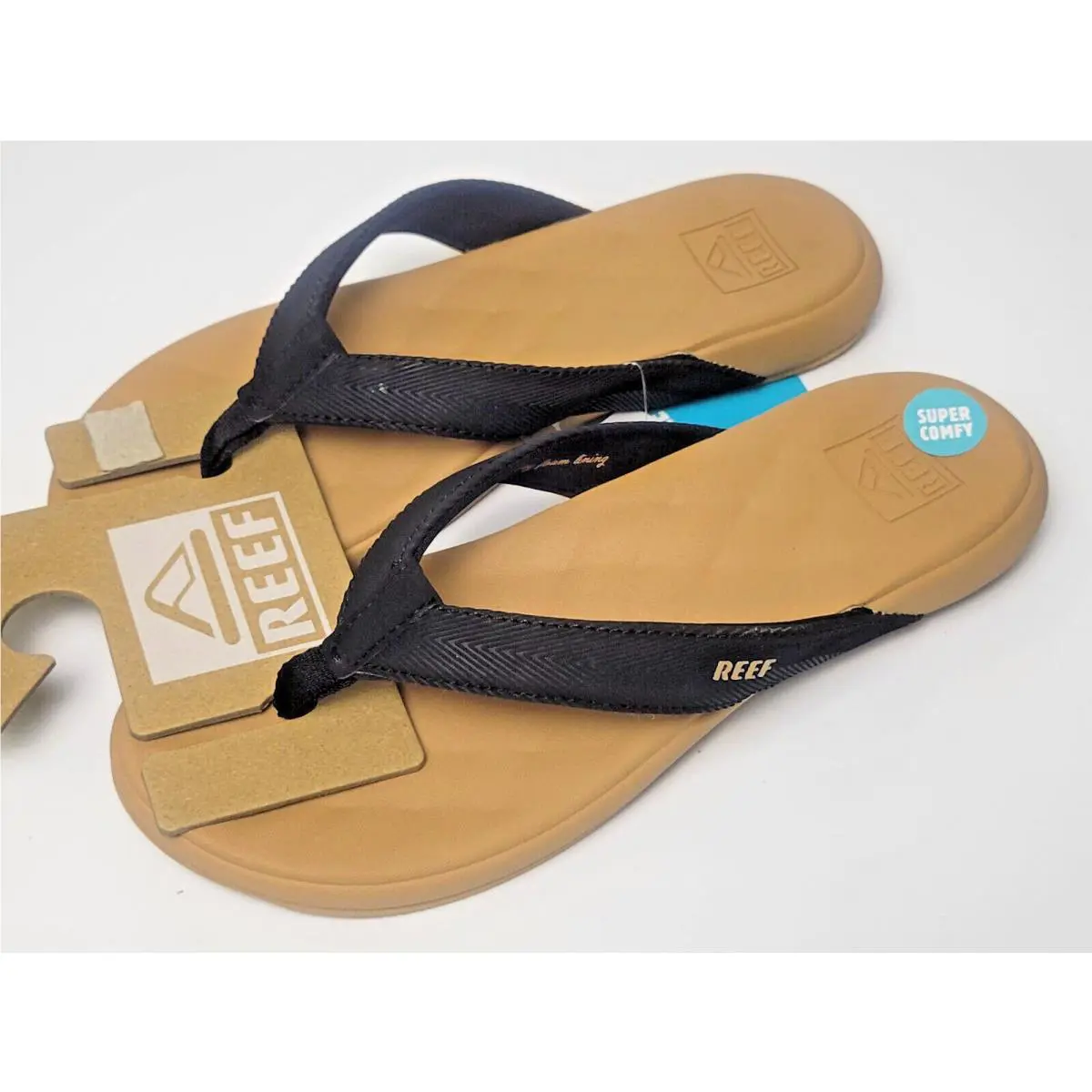 Reef Womens Cushion Melody Black Tan 9
