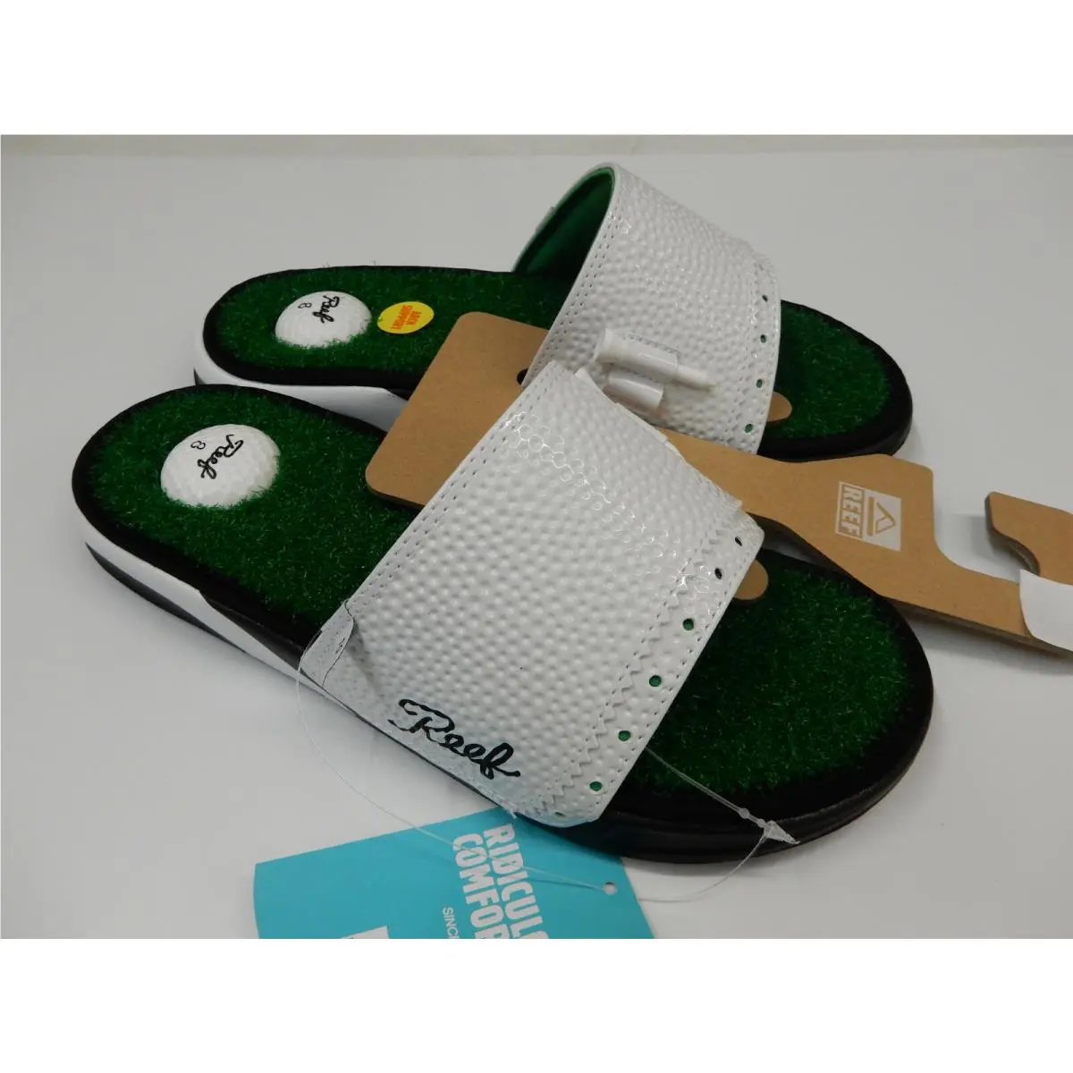Reef Mens Mulligan Slide Green 8