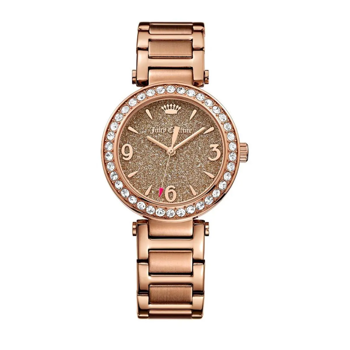 Juicy Couture Women`s Mid Size Victoria Rose Gold Tone Watch 1901320