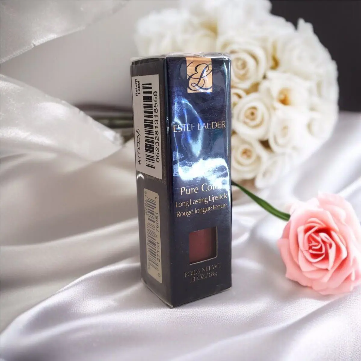 Estee Lauder Pure Color Long Last Lipstick 18 Bois de Rose - Rare Box