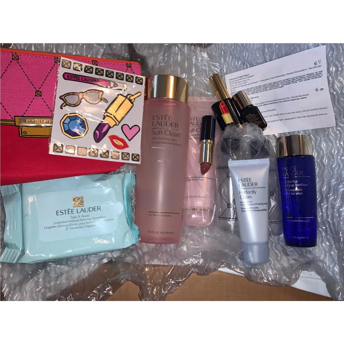 Estée Lauder Soft Clean Silky Hydrating Lotion+foaming Cleanser 12 pc Gift Set