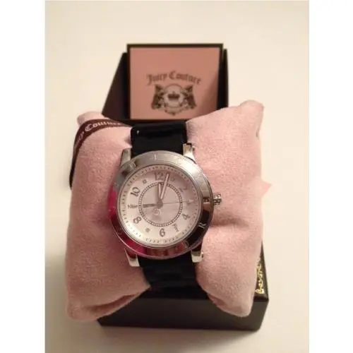 Juicy Couture Pedigree Blk Jelly Strap Ladies
