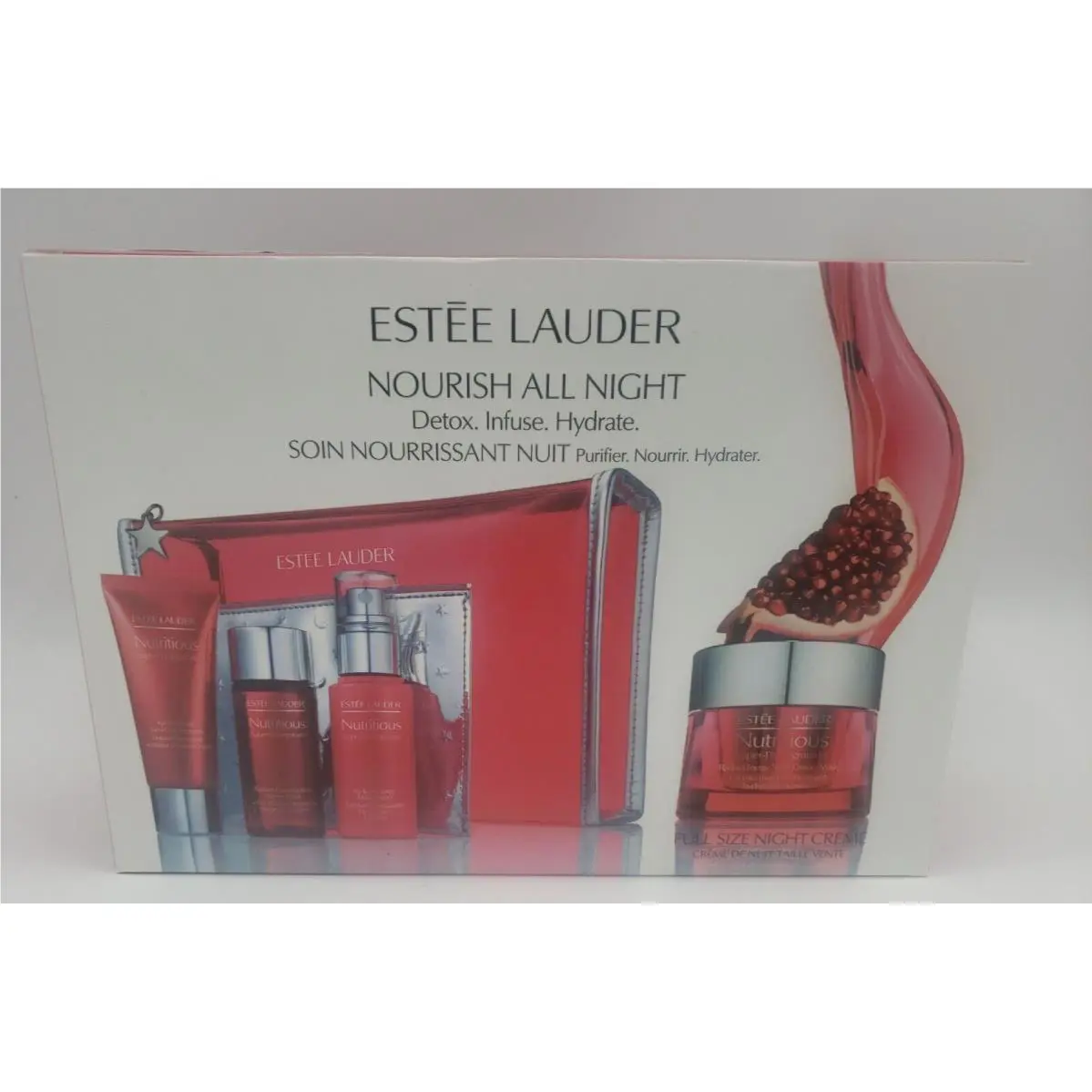 Estee Lauder Nutritious Super-pomegranate Nourish All Night 5 Pc Set