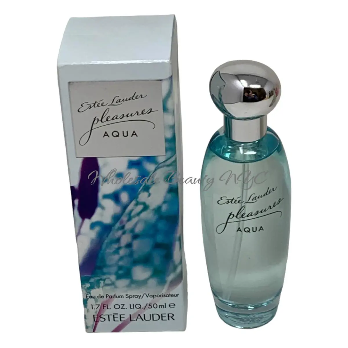 Estee Lauder Pleasures Aqua Eau de Parfum Spray For Women 1.7 OZ/50 ml - Aqua