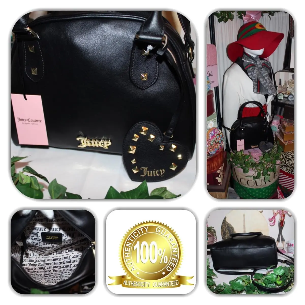 Unique  Black Dome Purse/handbag by Juicy Couture