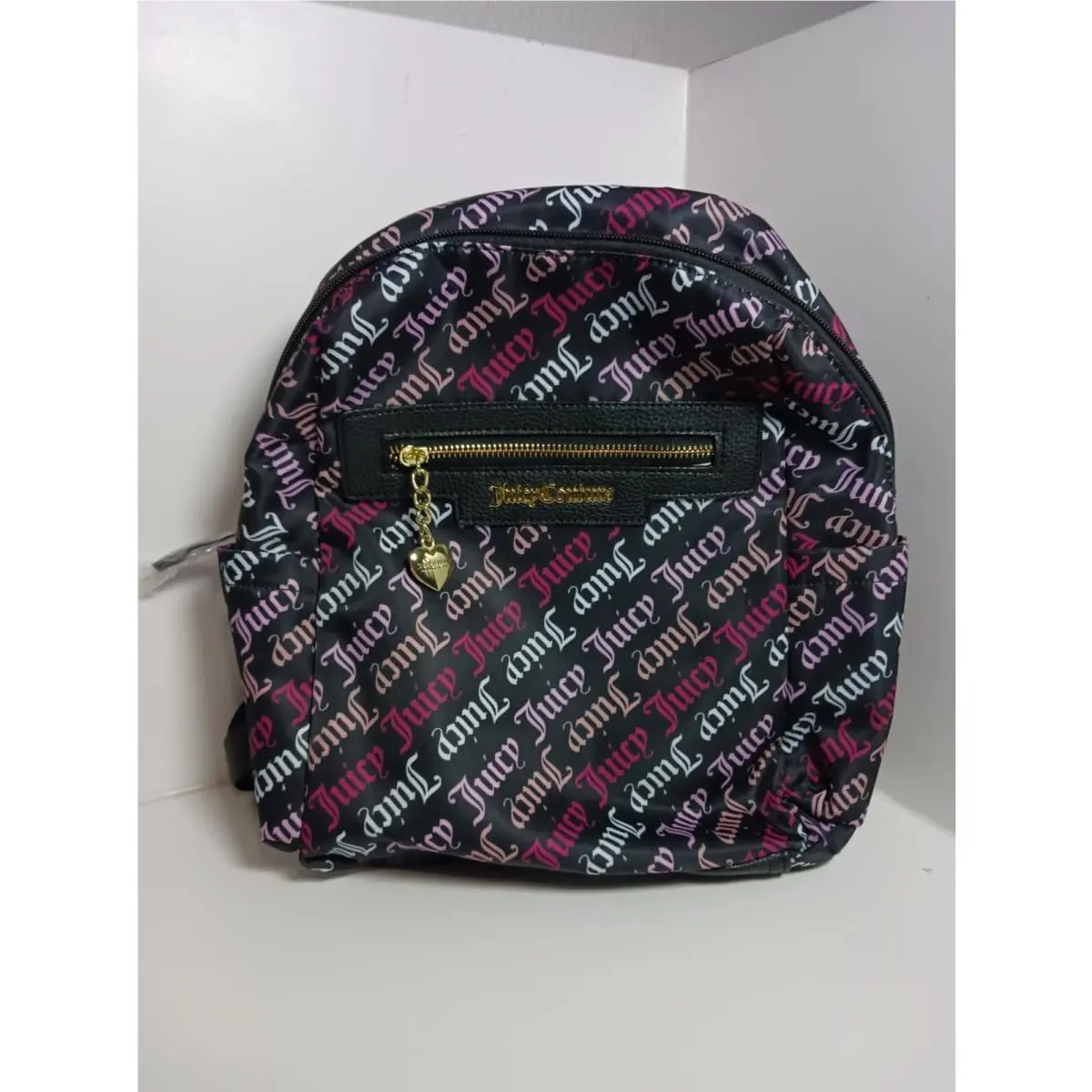 Juicy Couture Gothic Logo Quilty Pleasure Backpack