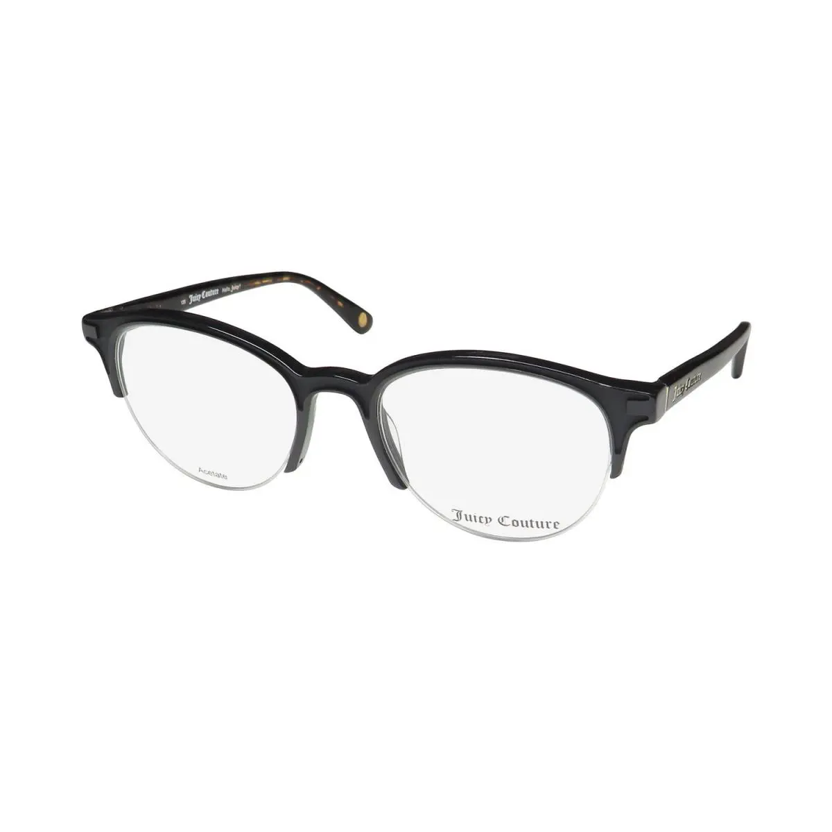 Juicy Couture 164 Eyewear Half-rim 00A8 Plastic 50-19-135 Browline Womens