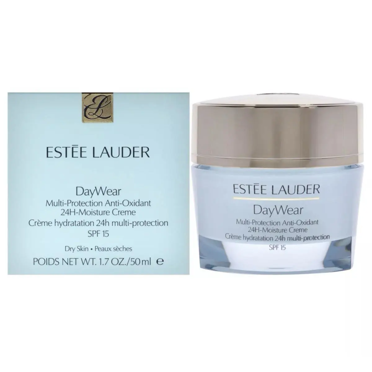 Estee Lauder Daywear Anti-oxidant 24H-Moisture Creme Dry Skin SPF15 1.7oz A34
