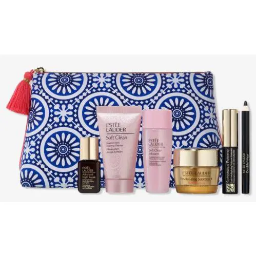 Estée Lauder 7 Piece Skincare Eye Makeup Set Travel Size