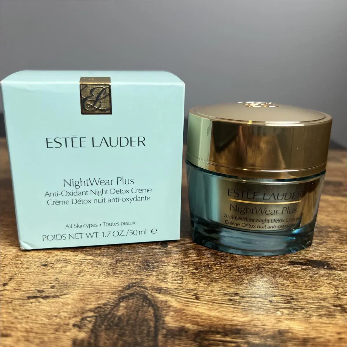Estee Lauder Nightwear Plus Anti-oxidant Night Detox Cream Creme 1.7oz 50ml Box