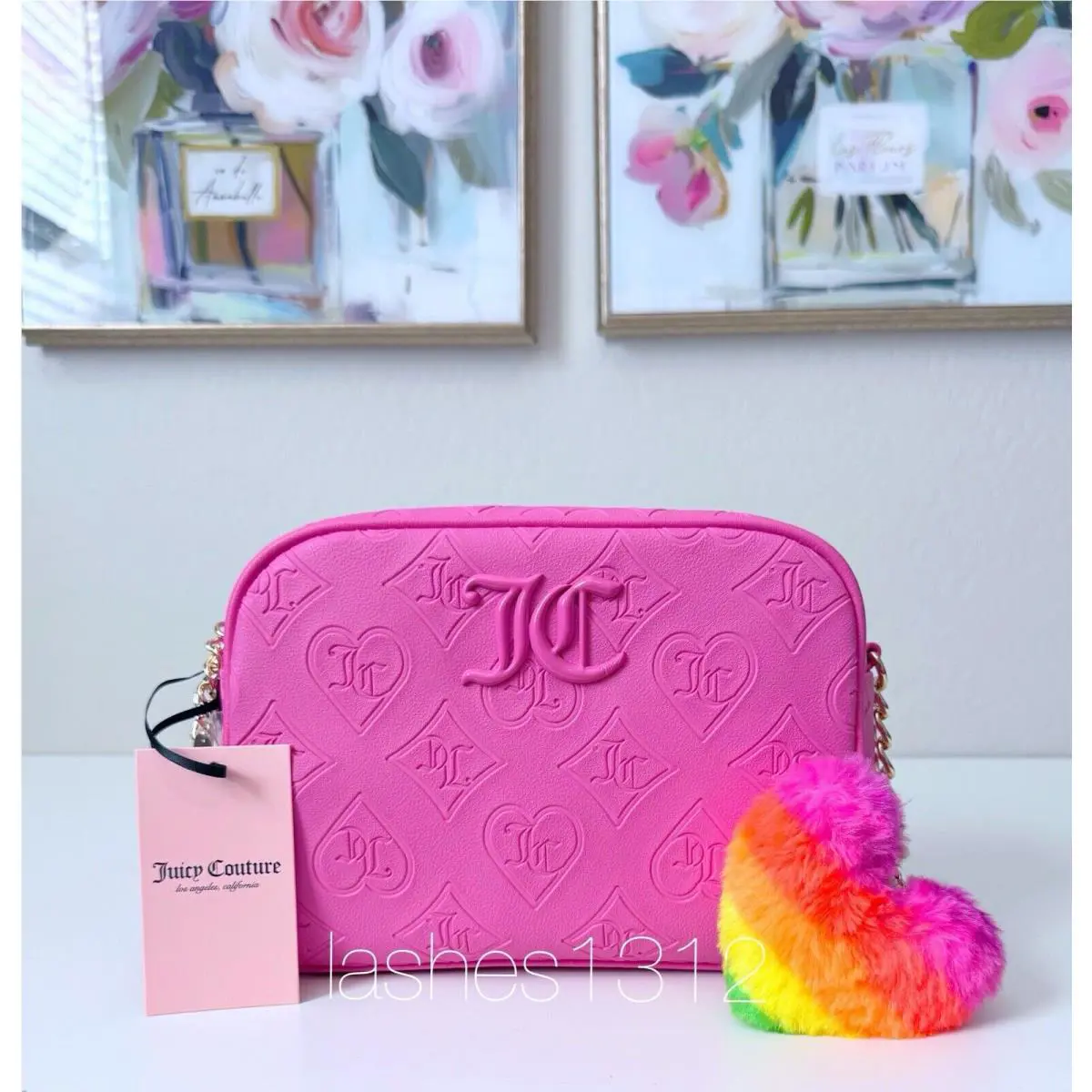 Juicy Couture Bag Good Times Camera Crossbody - Juicy Pink