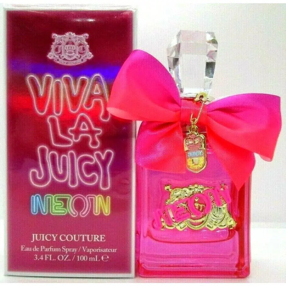 Juicy Couture Viva LA Juicy Neon Eau De Parfum Spray Women 3.4 Oz / 100 ml