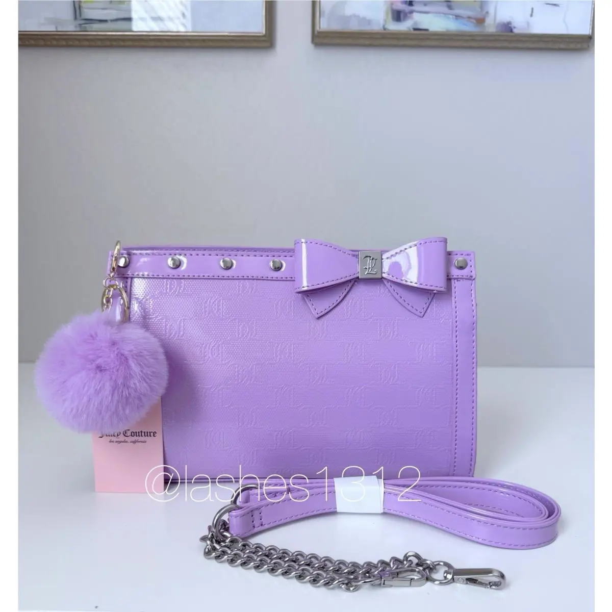 Juicy Couture Bag For The Girls Crossbody Clutch - Purple