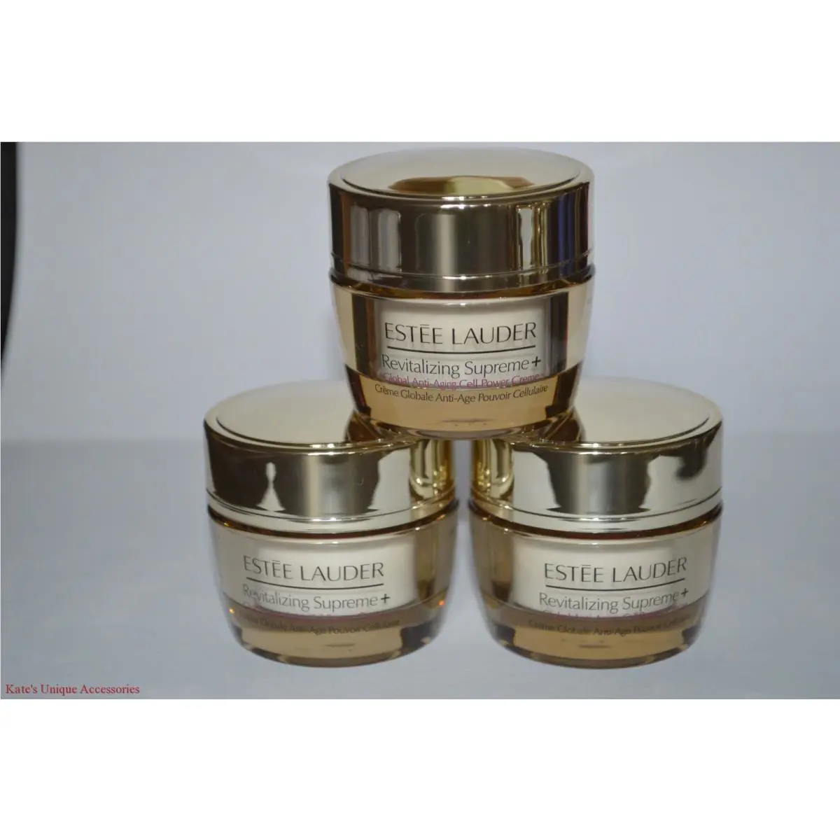 3 x Estee Lauder Revitalizing Supreme+ Global Anti-aging Creme 0.5oz 15ml Each