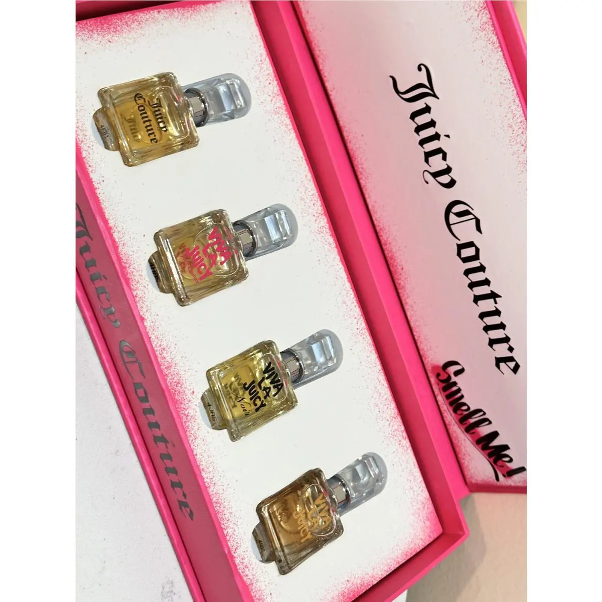 Juicy Couture Deluxe Miniature Parfum Collection 4 Piece Set