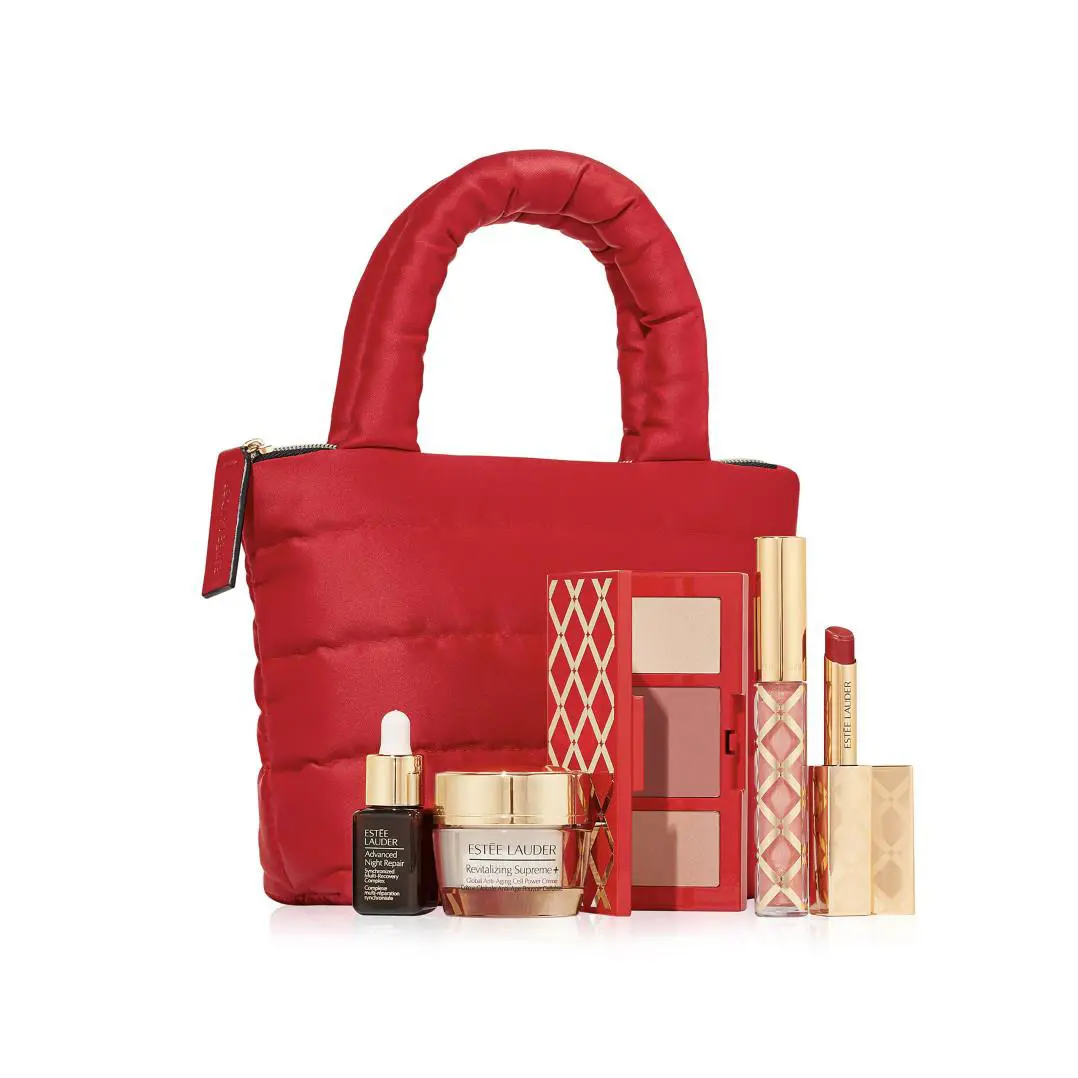 Estée Lauder 6 Piece Treats to Glow Set 2021 2 Full Size Item Included