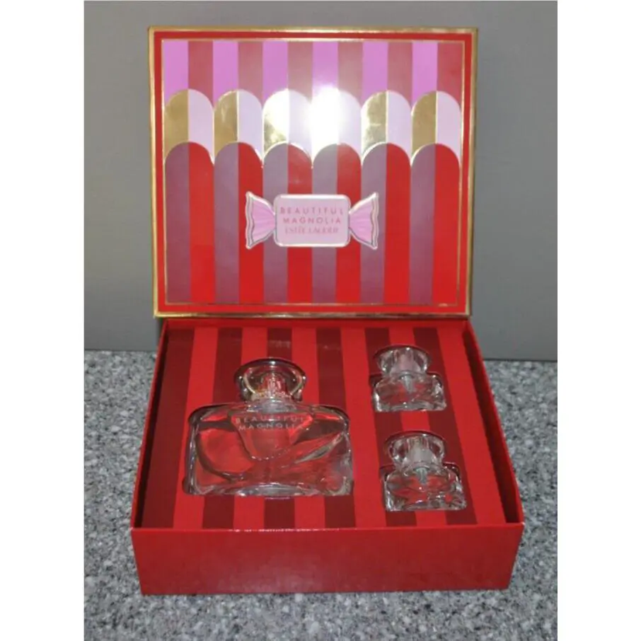 Estee Lauder 3-piece Beautiful Magnolia Trio Eau De Parfum Spray Gift Set Nos
