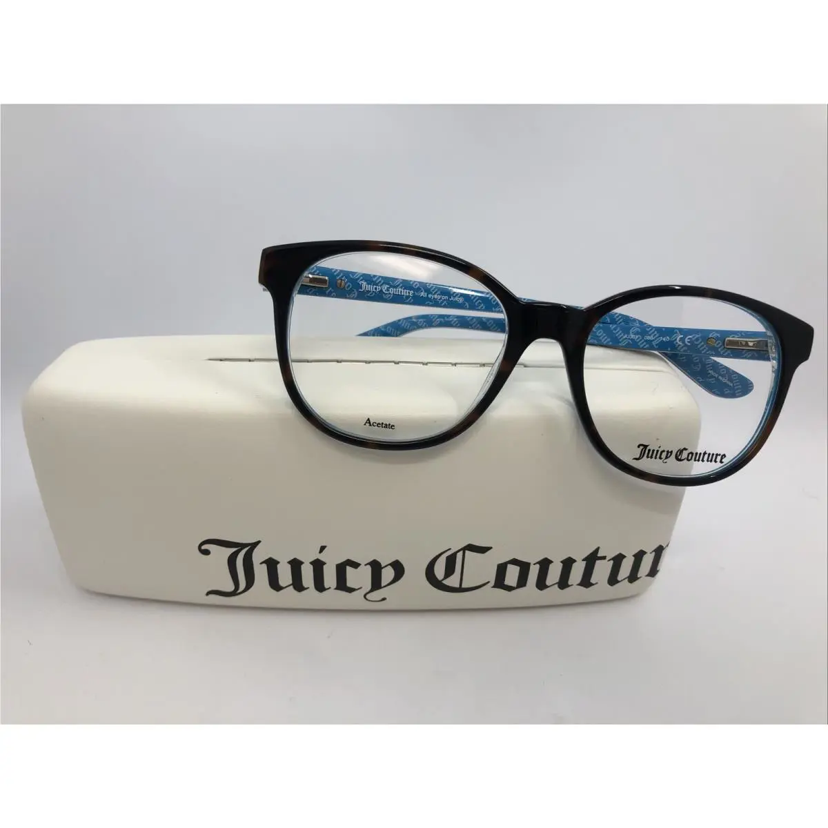 Juicy Couture JU 301 086 D Havana 51.17.140 Women’s Eyeglasses Frames W/case