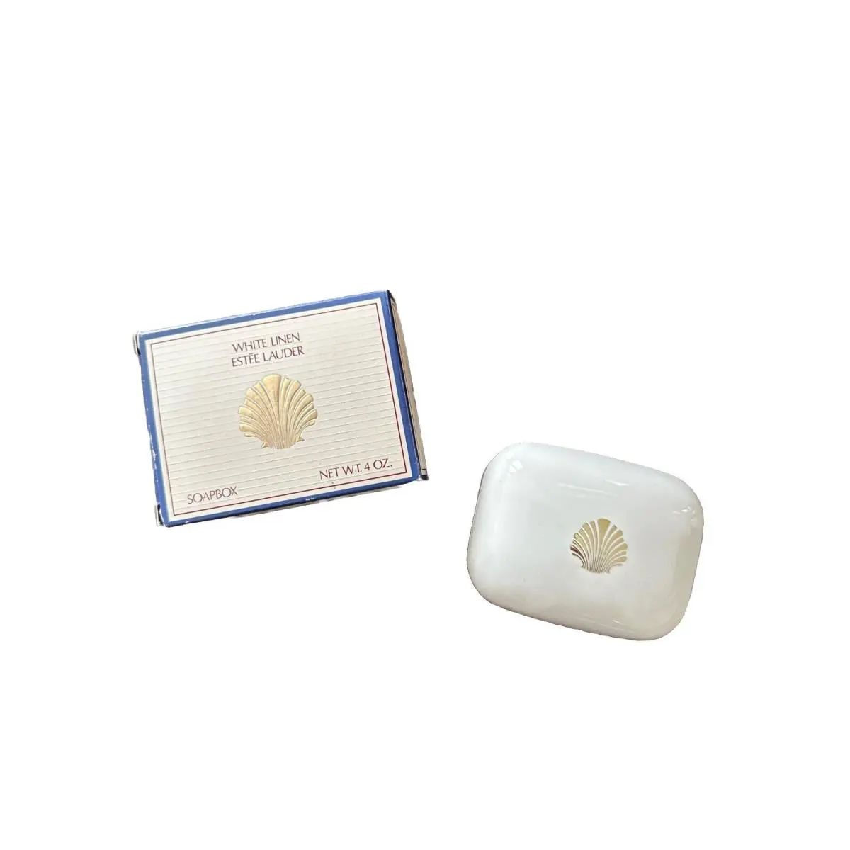 White Linen Perfumed Soap Box By Estee Lauder