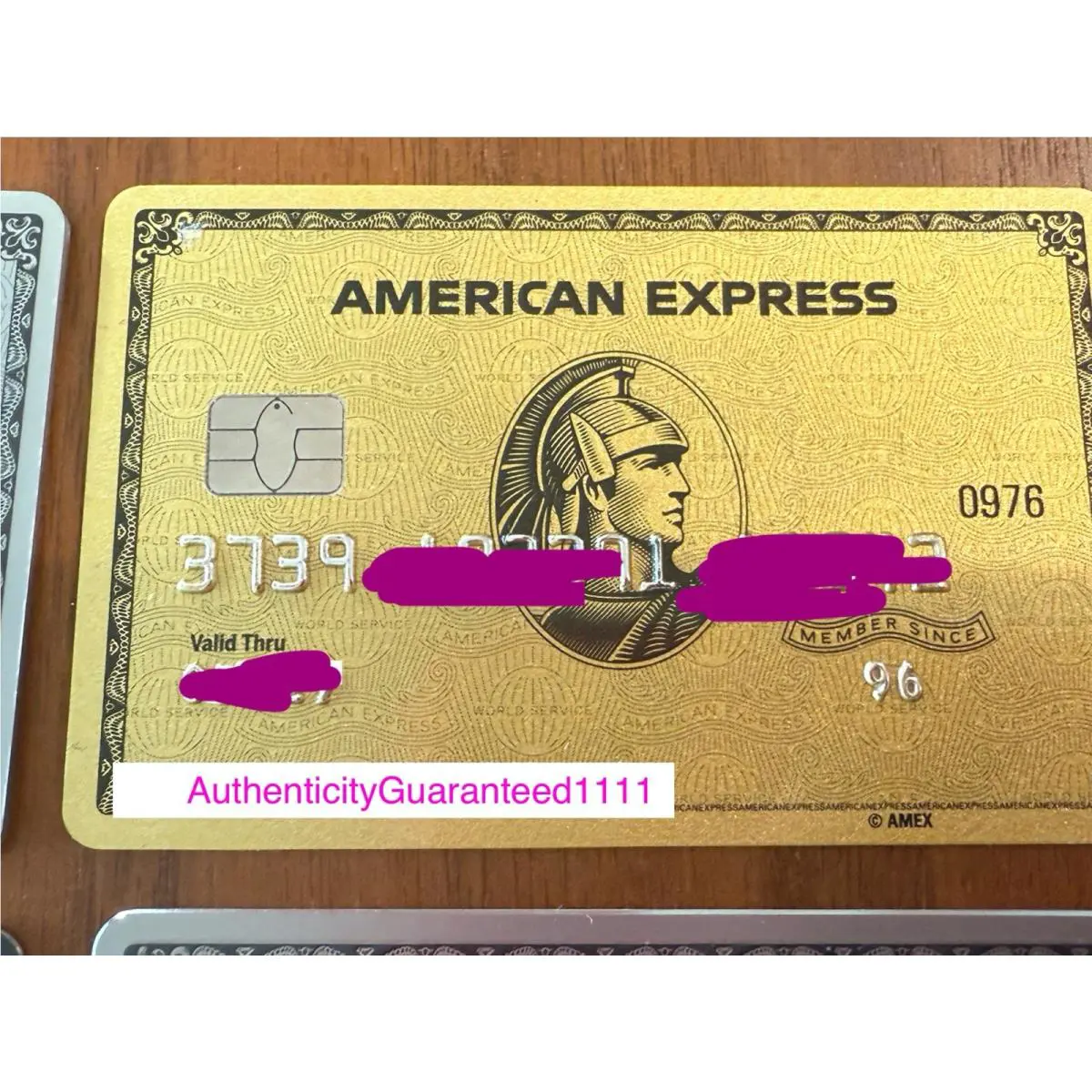 Estee Lauder American Express Gold Card Amex Personal Collectible Expired Ltd Rare Centurion