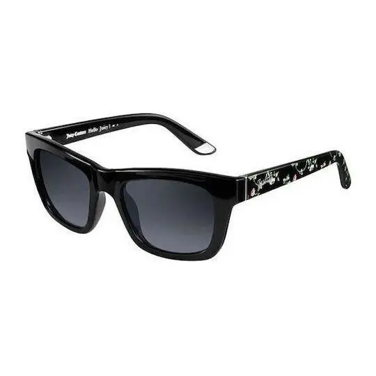 Juicy Couture JU 559S D28 Y7 Black Floral Plastic Eyeglasses Frame 51-20-140