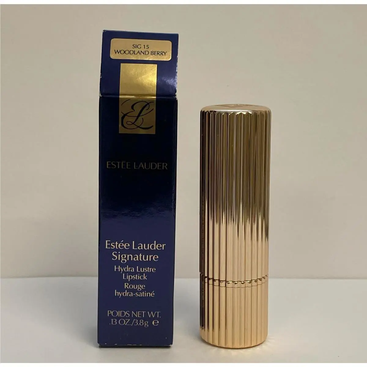 Estee Lauder Signature Hydra Lustre Lipstick 15 Woodland Berry ” Full Size