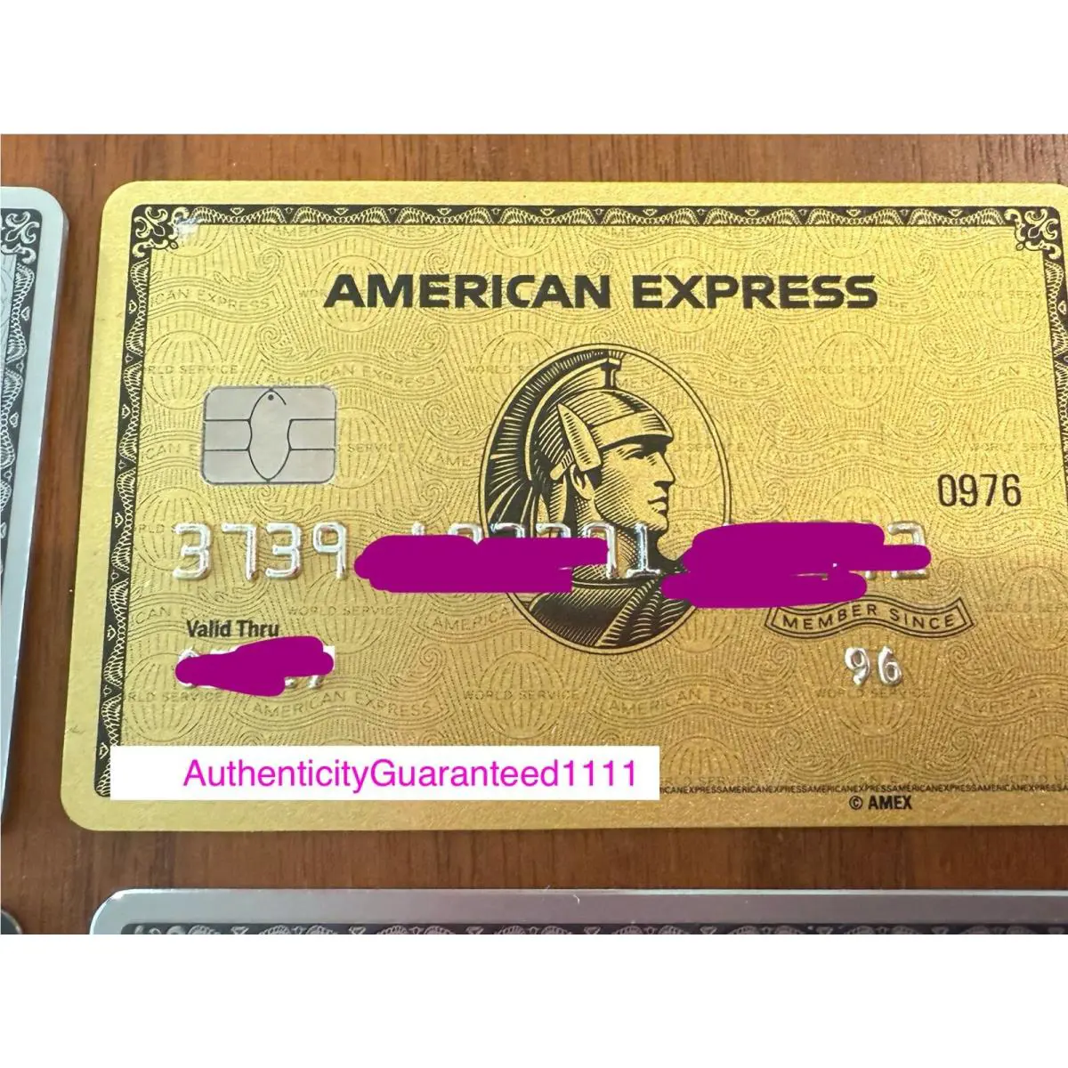 Estee Lauder American Express Gold Card Amex Card Collectible Expired Ltd Rare Pvc Personal