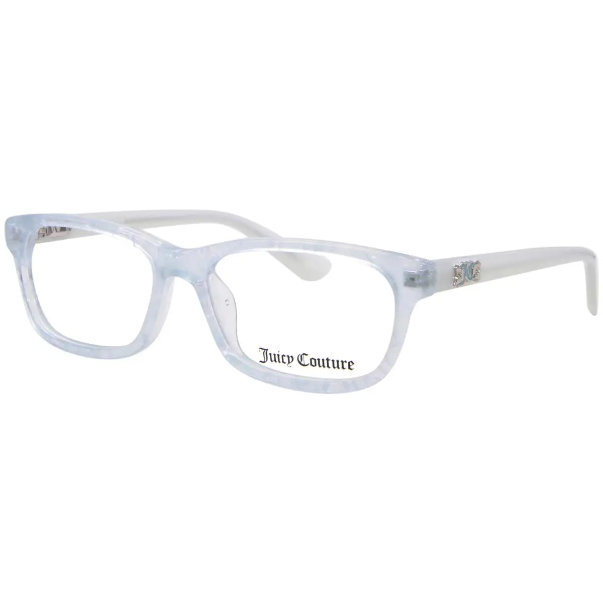 JU-944 Udp Eyeglasses Youth Kids Girl`s Crystal Blue Full Rim 48mm by Juicy Couture