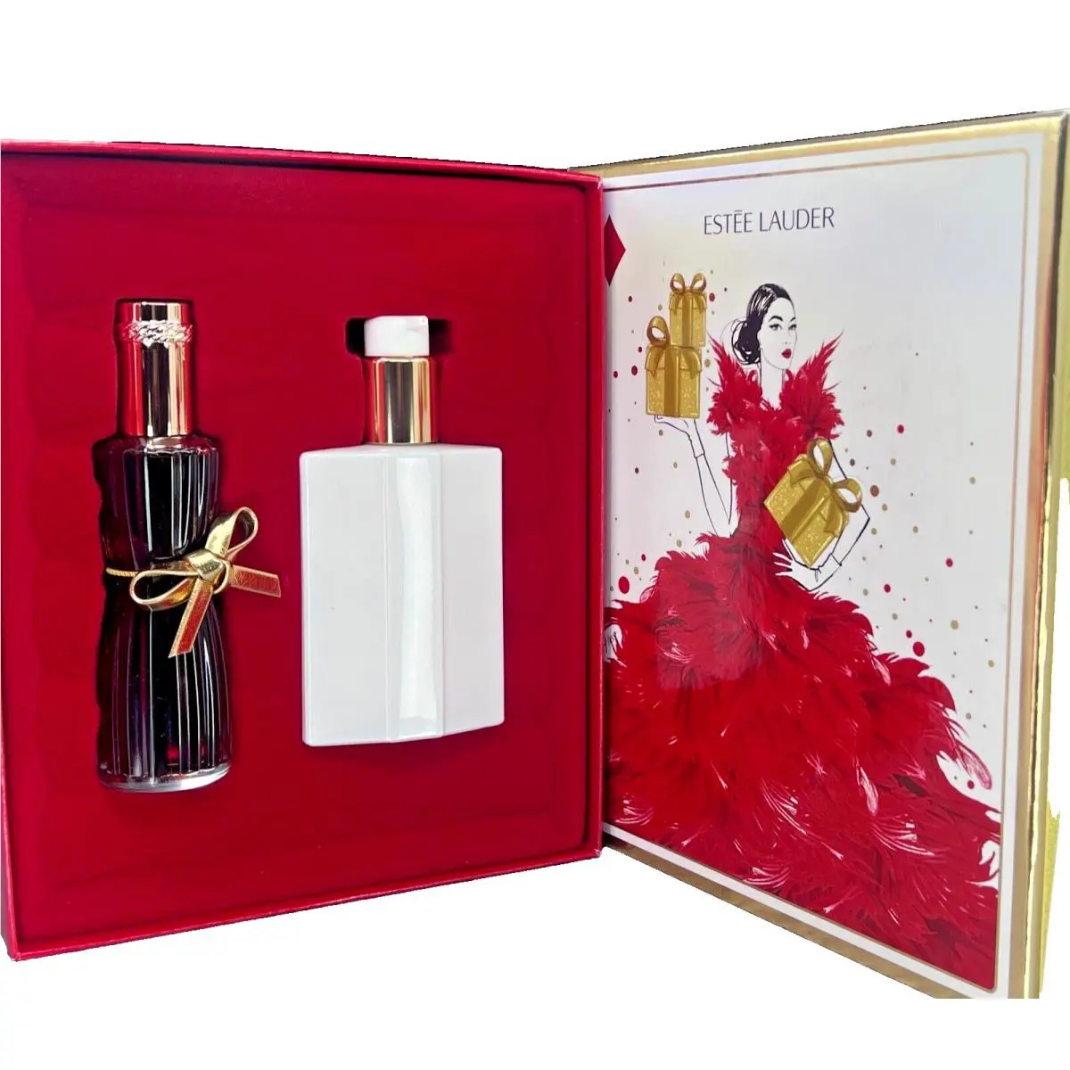Estee Lauder Youth Dew Eau De Parfum Spray Body Satinee 2 Pieces Gift Set