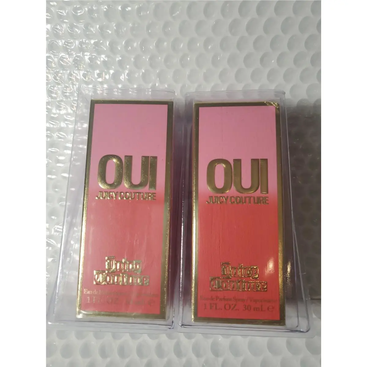 Juicy Couture Oui Eau DE Parfum Perfume For Women 1.0 fl oz Ea Two Pack Combo