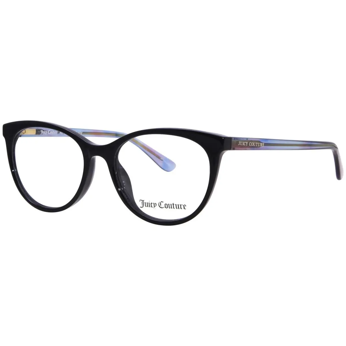 Juicy Couture JU-314 807 Eyeglasses Youth Kids Girl`s Black Full Rim 50mm
