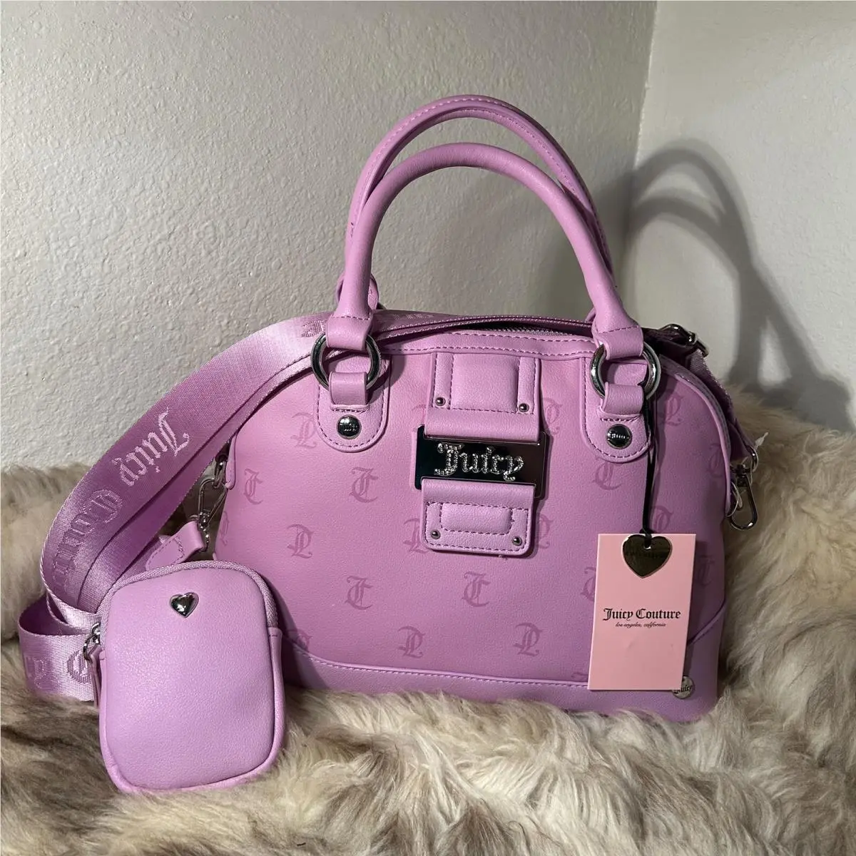 Juicy Couture Y2Cute Dome Satchel - Violet Tulle
