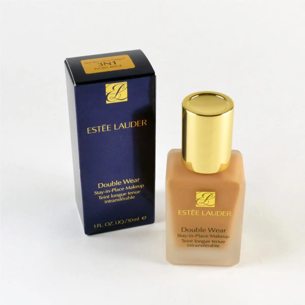 Estee Lauder Double Wear Stay-in-place Makeup Ivory Beige 3N1 - Size 1 Oz / 30mL - Beige, Ivory