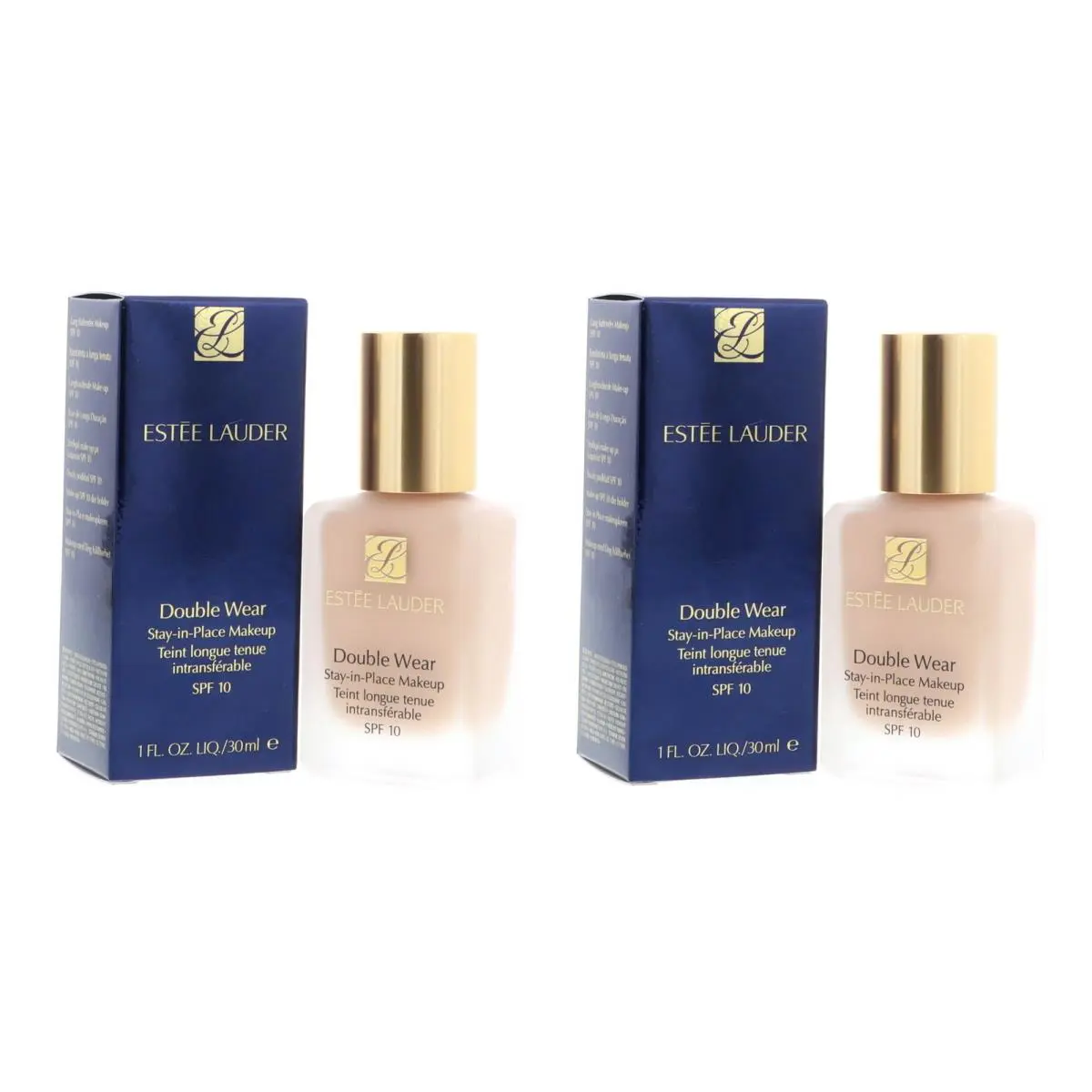 Estee Lauder Doublewear Stay In Place Makeup SPF10 2C1 Pure Beige 1oz 2 Pack