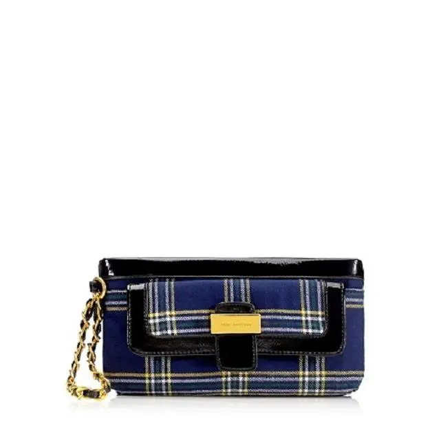 Derby Wristlet Clutch Purse Wallet Eton Plaid by Juicy Couture