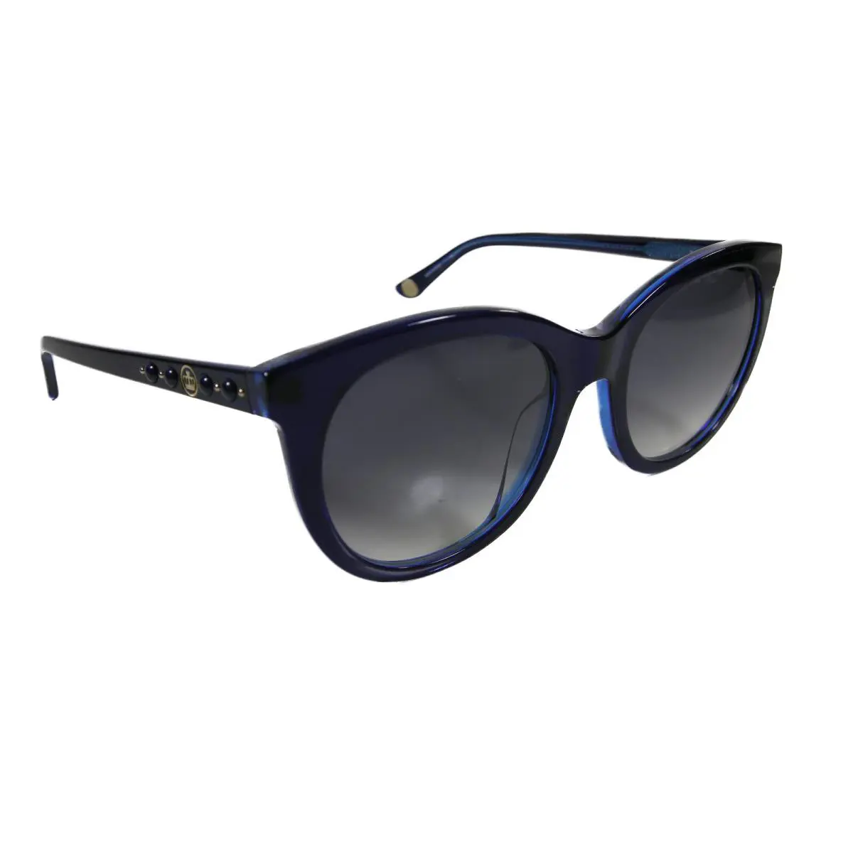 Juicy Couture Logo Sunglasses Blue Hard Case Cleaning Cloth - Exterior: Blue