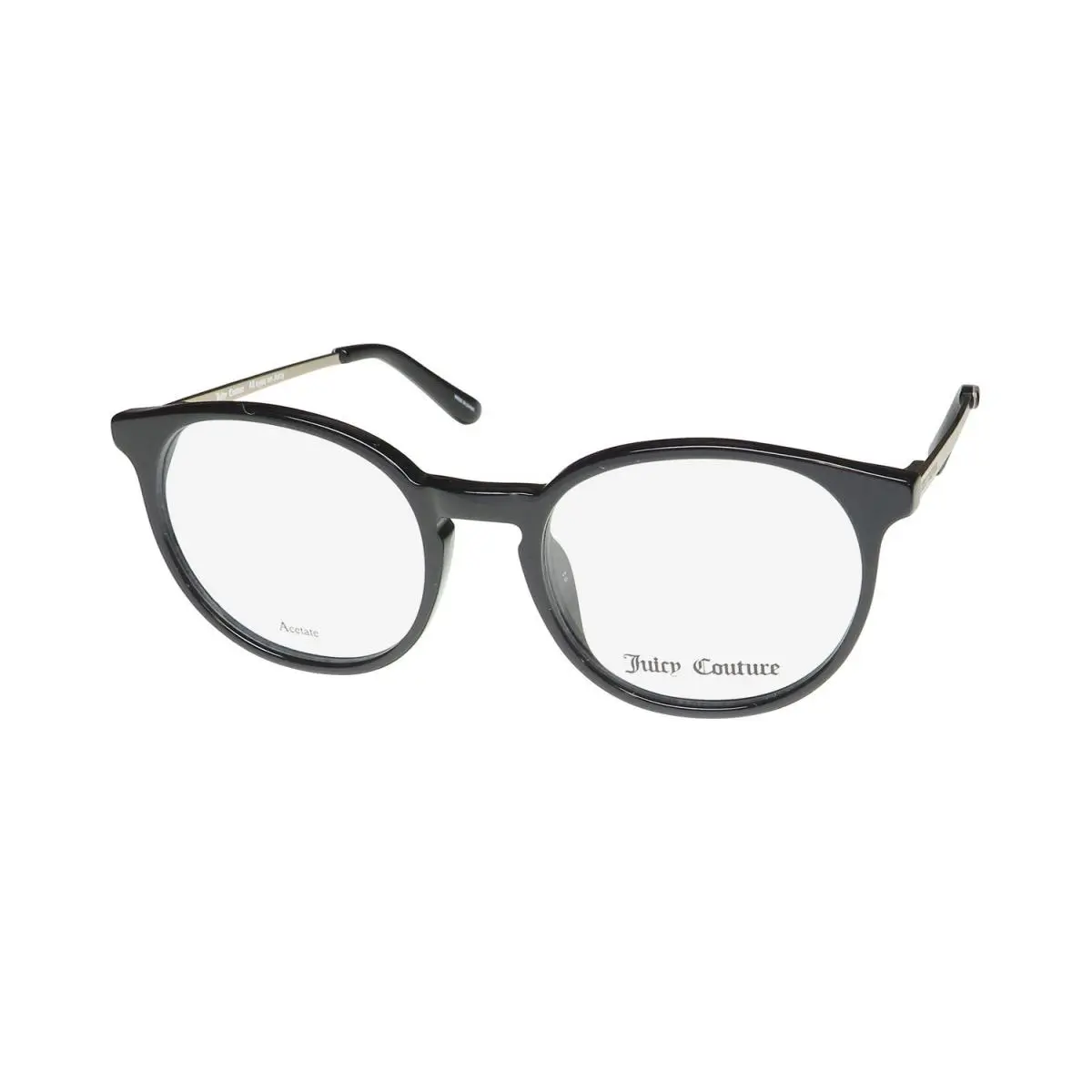 Juicy Couture 306 Glasses Full-rim 807 Plastic Black 48-18-135 Round Womens