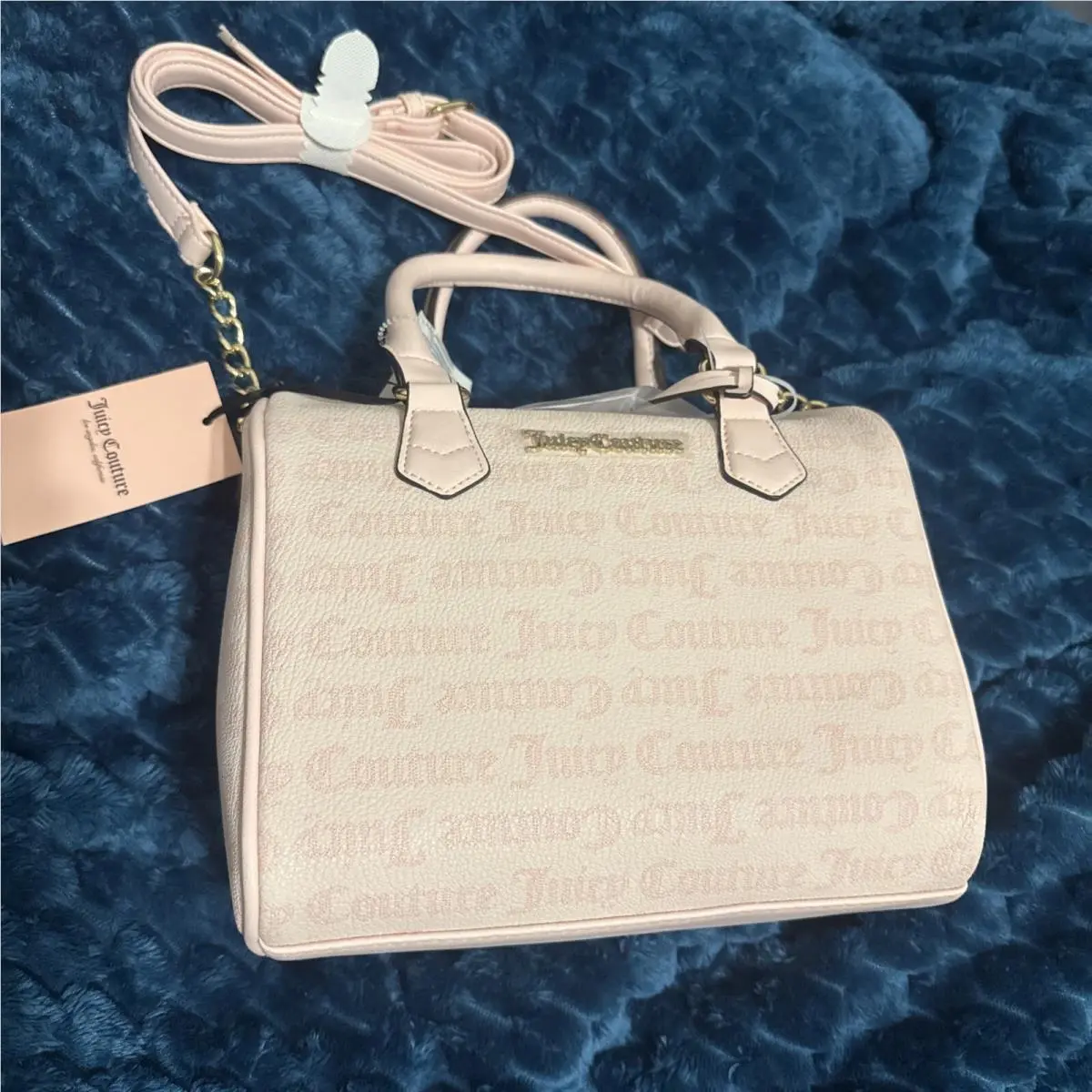 Juicy Couture Powder Blush Bestsellers Fame Satchel Crossbody Bag Msrp:$ 99