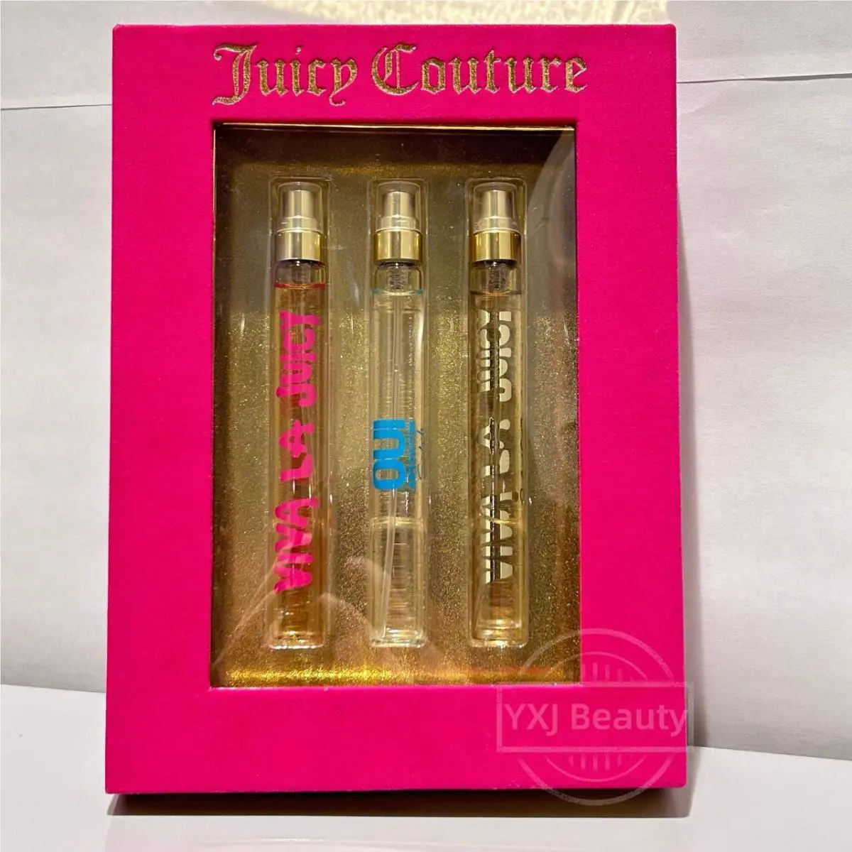 Juicy Couture 3 Pcs Travel Coffret Edp Fragrance Gift Set 3x 10 ml/0.33 oz