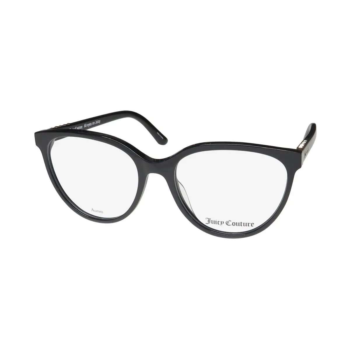 Juicy Couture 228 Eyeglass Frame Cat Eye Black 807 54-17-140 Full-rim