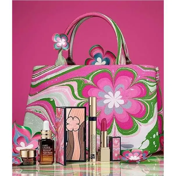 Estee Lauder 6 Pcs Gift Set Advanced Night Repair 20mL Full Size Mascara Holiday