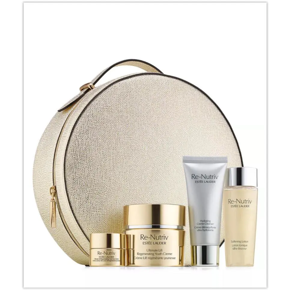 Estee Lauder Re-nutriv Set Ultimate Lift Youth Creme Softening Lotion Cleanser